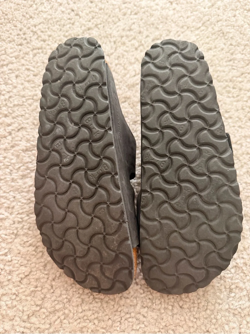 Birkenstock Black Two-Strap Kids Sandals